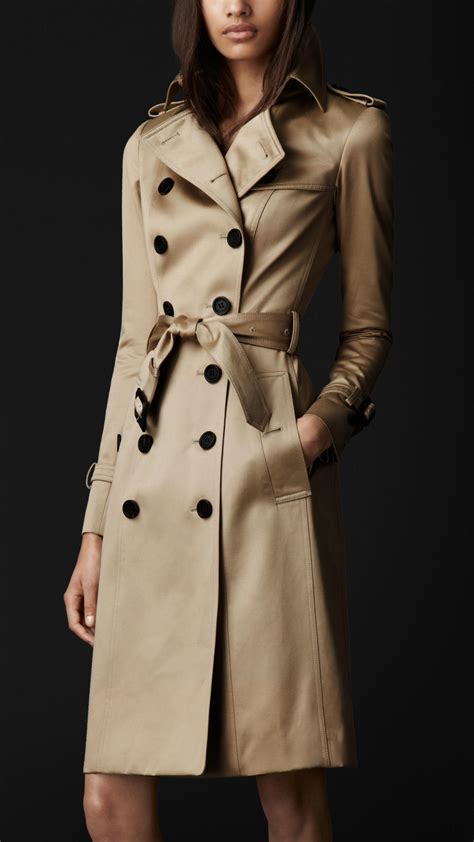 burberry full length trench coat.